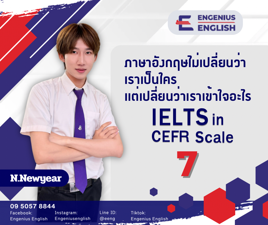 โปรเตอร์ IELTS in CEFR Scale